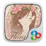 flora golauncher ex theme android application logo